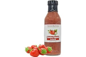 Traverse Bay Farms Nationally Award-Winning Salad Dressings (Strawberry Poppyseed, 1 Bottle)