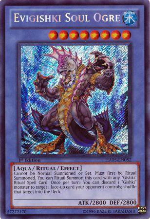 Yu-Gi-Oh! - Evigishki Soul Ogre (HA05-EN052) - Hidden Arsenal 5 - 1st Edition - Secret Rare