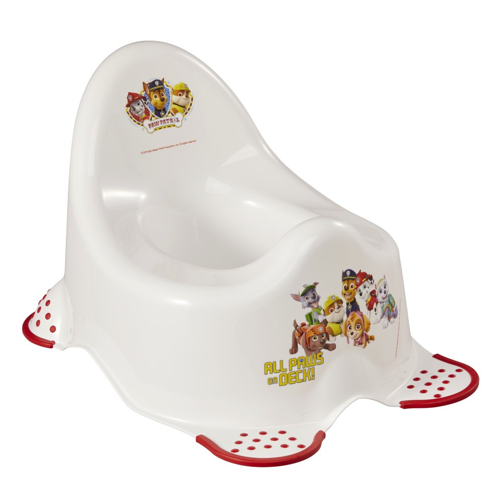 keeeper Paw Patrol Baby Potty, From 18 Months Up to 3 Years, Anti-Slip Rubber Feet, Adam, White