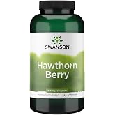 Swanson Hawthorn Berry Supplement, Circulation Support, 250 Capsules | Herbal supplement with antioxidant flavonoids, blood flow supplement, antioxidant nutritional supplements, 565mg each