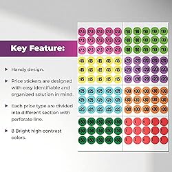 Mobiusea Creation 3120pcs Garage Sale Stickers
