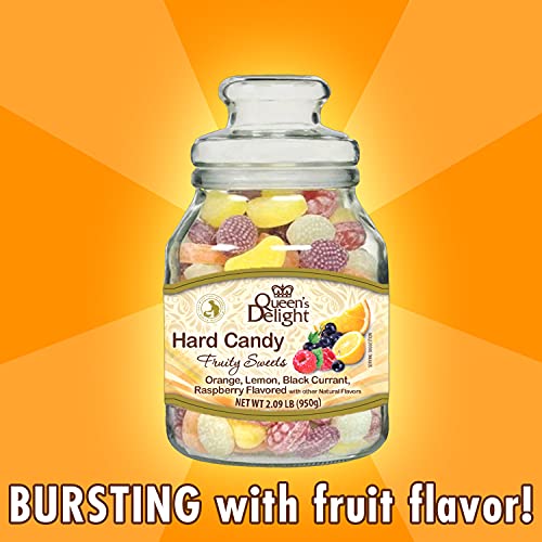 Queen’s Delight Fruit Candy Jar All Natural Fruit Juice Candy
