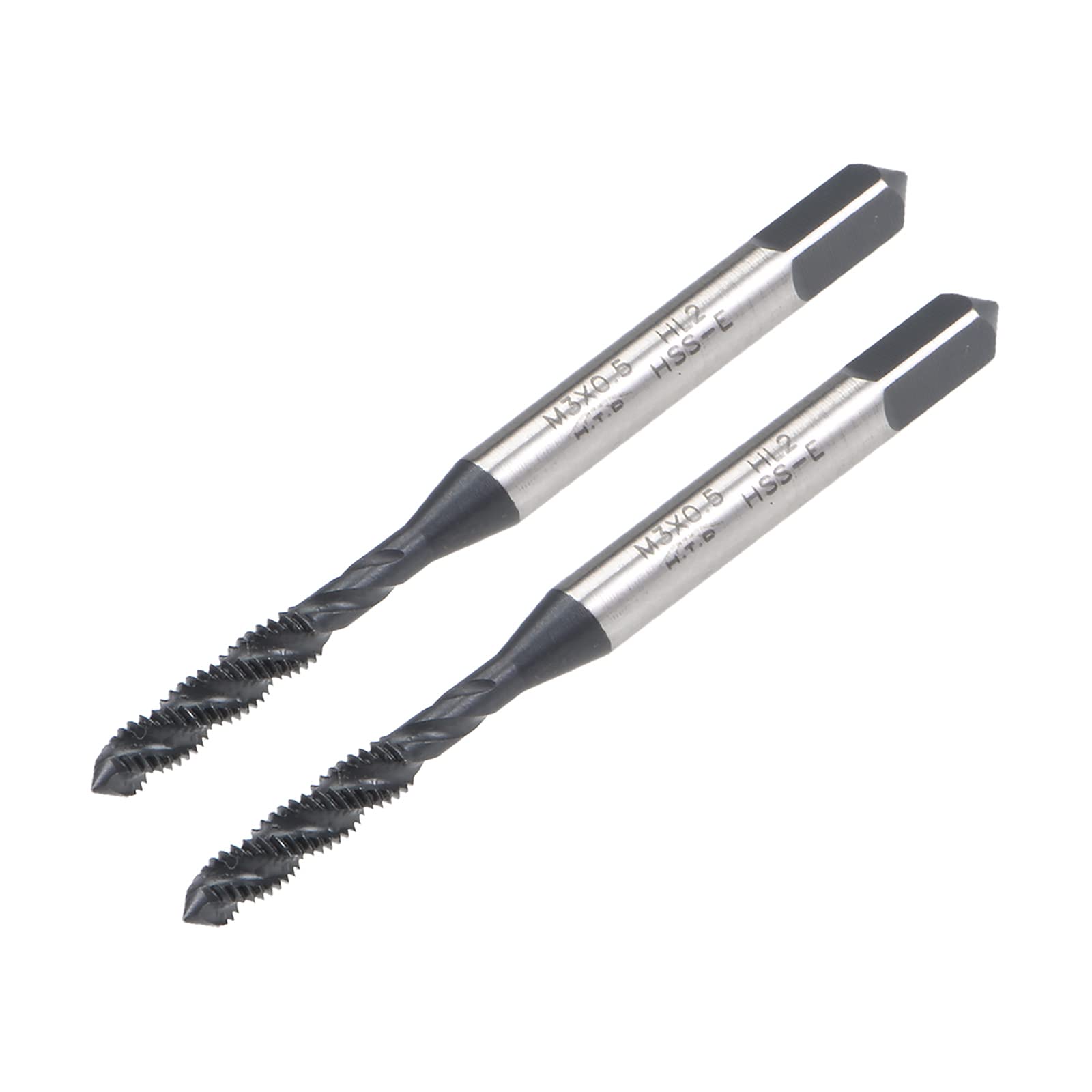 uxcell M3 x 0.5 Spiral Flute Thread Tap, Metric
