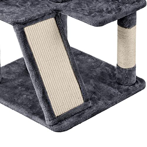 Yaheetech 55 inches Cat Tree for Indoor Cats, MultiLevel Cat Tower w