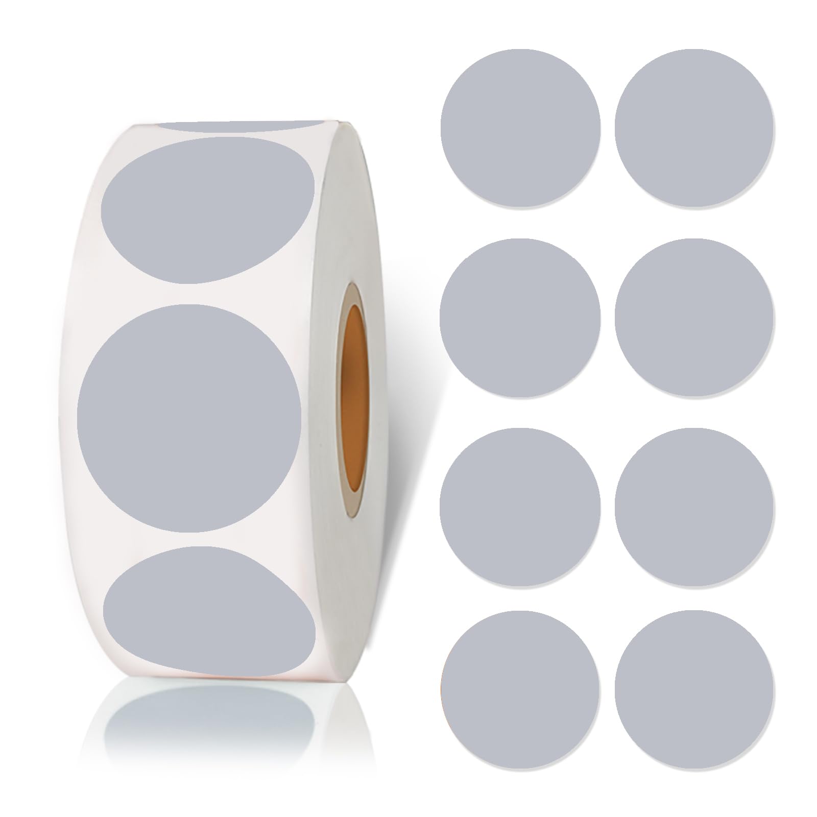 Starboling 1000Pcs 1inch Grey Round Color
