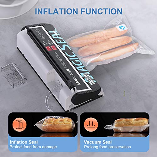 Magic Seal MS175 Vacuum Sealer Machine for Food Preservation, Nozzle