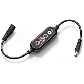 Novique Aquarium Light Timer Dimmer Simulating Sunrise Sunset with Adjustment Brightness Timer 8/10/12h for 5-24V DC LED Single-Channel Light Strips