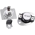 279973& 8318314 Dryer Thermal Cut Off Fuse Thermostat Kit Compatible with Whirl-pool Kenmore May-tag Duet Dryer, Repalces 279