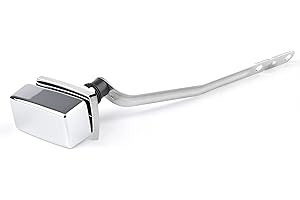 VALLVATER Toilet Flush Handle Replacement, Side Mount Toilet Tank Lever Fit for Kohler 85114-CP Trip Lever Kit, Polished Chrome