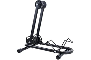MAKELEN Bike Floor Parking Rack Stand - for Mountain MTB & Road Bicycles Indoor Outdoor Garage Storage Foldable Bike Rack Bicycle Storage Floor Stand