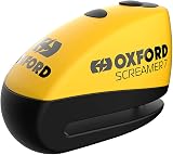 LLWQuanZSS Oxford Security Screamer 7 Alarm Disc Lock Yellow/Black LK290 1.5M view 3