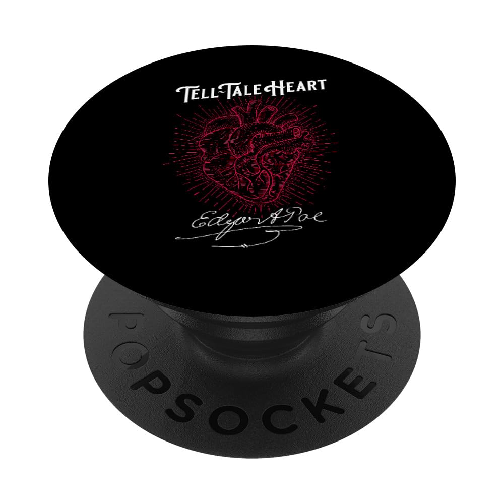 Edgar Allan Poe Tell-Tale Heart Literary PopSockets Adhesive PopGrip