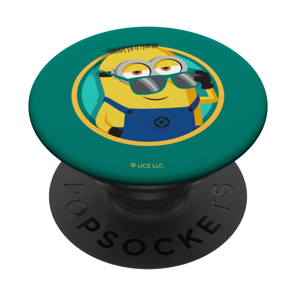 Minions Despicable Me 4 Minion Ron Shades PopSockets Swappable PopGrip