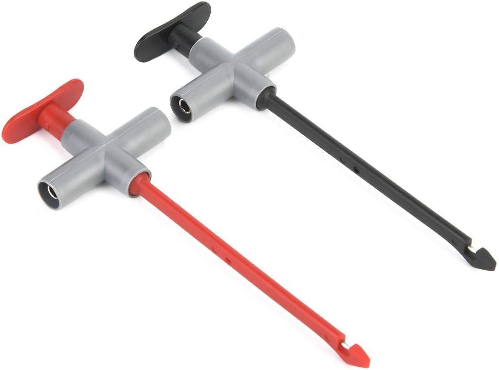 Oumefar 2Pcs P5010 Puncture Probe Auto Replaceable Repairing Multimeter Test Clip Car Testing Tool 4mm Test Lead Probe Suitable For Most Of Digital Multimeter