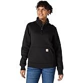 Carhartt Women's Relaxed Fit Midweight Quarter-Zip Mock-Neck Sweatshirt