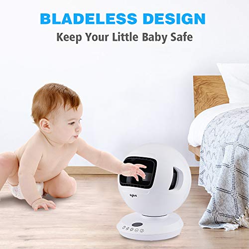 OYLUS Air Circulator Fan Quiet Portable Bladeless Fan with Horizontal