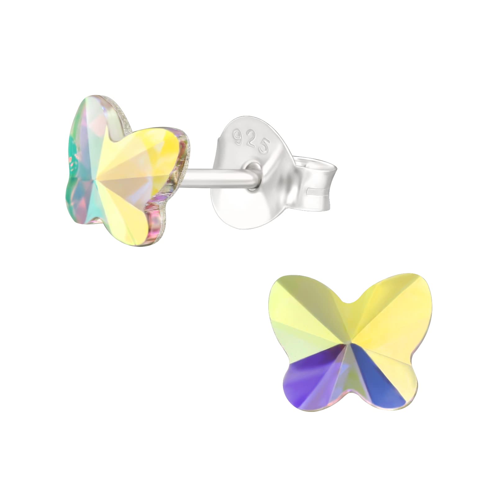 925 Sterling Silver Butterfly Stud Earrings for Women & Girls – Nature Jewellery Jewellery Gift Boxed