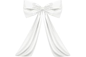 XLWLLNJ Large Decorative Bow Hanging Bow Ribbon Wall Ornament Door Decoration Polyester Textile Suitable for Weddings Parties