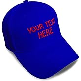 Baseball Cap Custom Personalized Text Dad Hats for Men & Women Strap Closure
