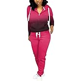 Mrskoala Two Piece Outfits for Women Tracksuit Sweat Suits Workout Jogging Sets Loungewear with Pocket