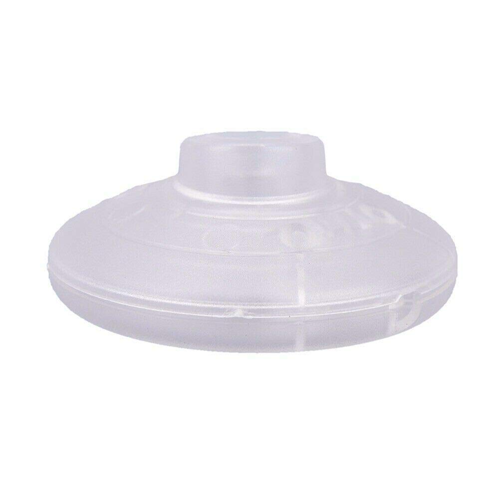 Foot Press Switch, 2A Round Floor Switch for Standing and Floor Lamp (Transparent)