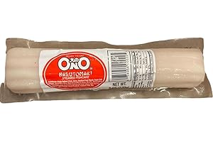 GENERIC ONO Narutomaki Japanese Fishcake 6oz | Fishcake Kamaboko best for Ramen | fishcake with pink swirl (6oz, Pack of 1)