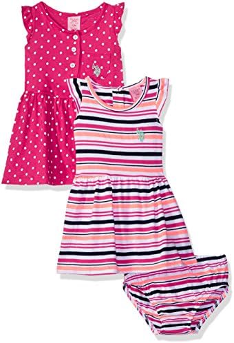 U.S. Polo Assn. Baby Girl's Multi Pack Dress Dress