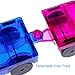 Magnetic Building Tiles 4 Piece Cars Set, Kids Magnet Toys Magnetic Blocks Wheel Bases for Kids Children