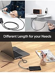 CableCreation USB C to C Cable 3FT, 10Gbps High