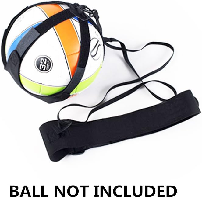 Eco Walker Soccer Trainer Kick Practice Belt Hands Free, Adjustable Belt Solo Soccer Football Kick Throw Trainer, Fits Ball Size 3, 4, and 5, for Kids, Women, Men