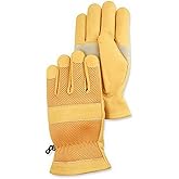 MAGID TB557ET Men's Pro Grade Collection Premium Mesh Back Gloves, Medium