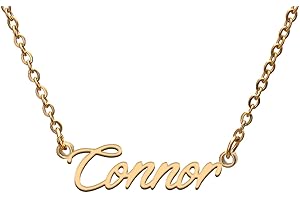 GR859C Name Tag Necklaces for Her His Friends Familys Relationship Memory Jewelry Gift