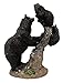 MRC Black Bear Decor Bear and Two Cubs Figurine (Bear and Cubs on Tree)