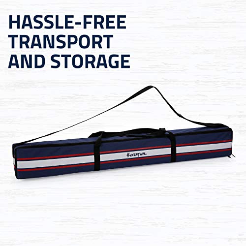 Harvil Wooden Ladder Ball Game Set. Includes Soft Bolas, 2 Targets, and Carrying Case. - Thumbnail 3