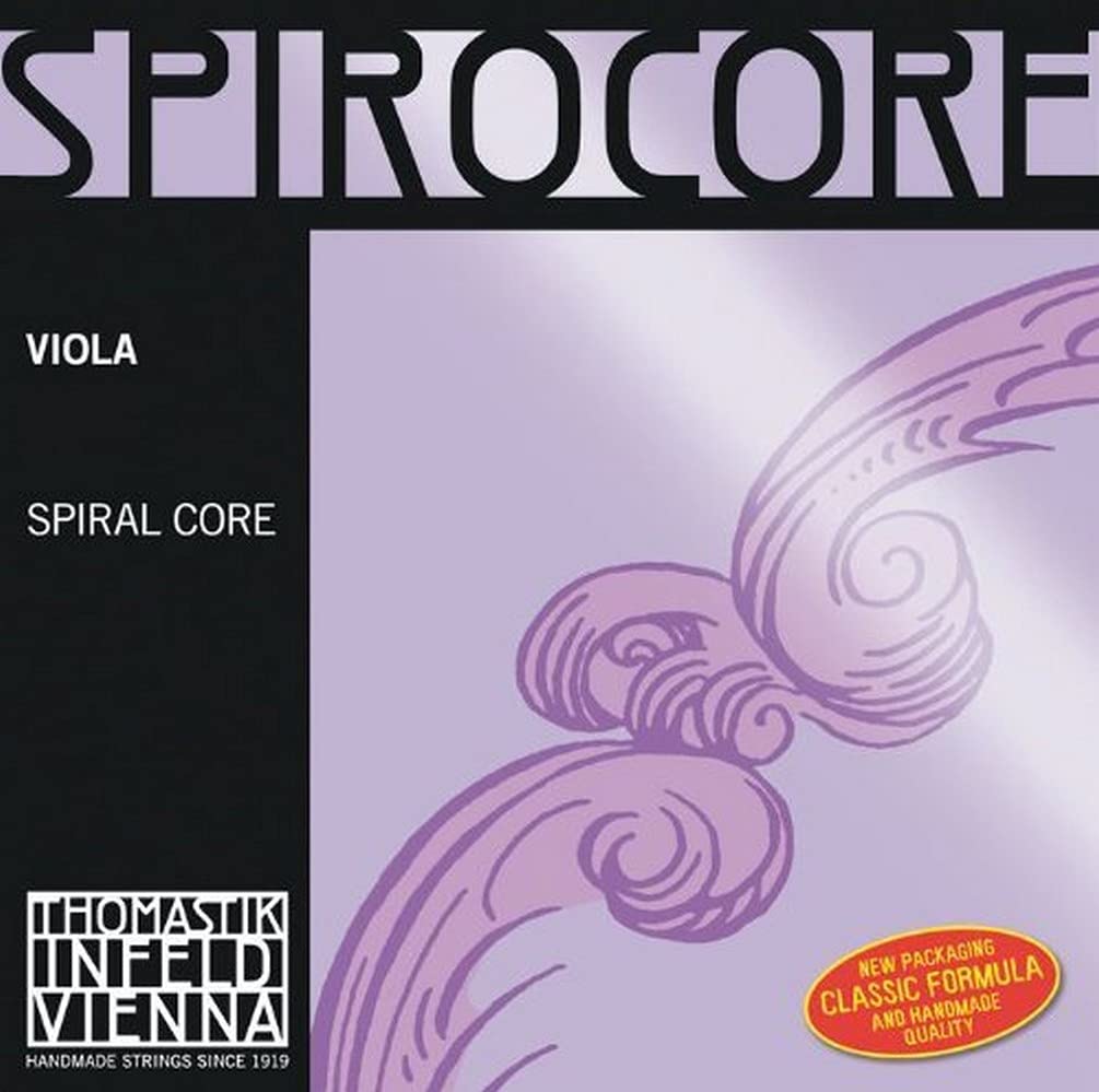 Thomastik single string for viola 4/4 Spirocore - A-string spiral core wound in chrome steel, soft