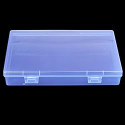 Goodma 4 Pieces Rectangular Plastic Boxes Empty
