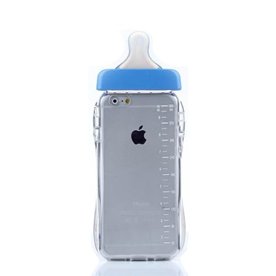 Amazoncom Gravydeals Iphone 66s Case Blue Cute Baby Nipple Milk