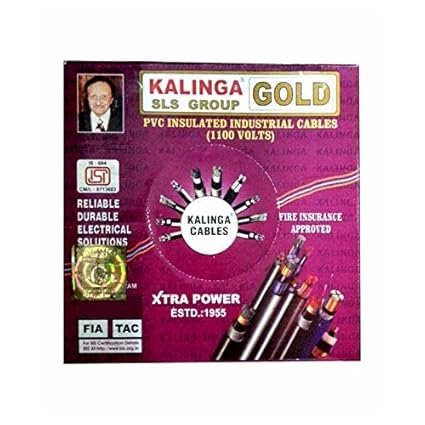 Kalinga Gold Wire 1 sq mm Red Color