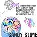iWeller 2018 Jumbo Blue Unicorn Birthday Candy Cake Fluffy Cloud Slime Scented Therapeutic Putty, Cotton Candy Slime Supplies Stress Relief Toy Scented Sludge Toy for Girls and Boys 4 OZ. (Blue Cake)