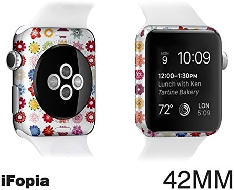 Black Friday Countdown Sale! Apple Watch waterproof Special body protector film accessories case for making(customizing) new apple watch with EDGE SKIN-iFopia®/FLOWER_2 (22)