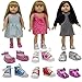 The New York Doll Collection 6 Pairs of Doll Shoes Fits 18