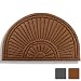 Mibao Half Round Entrance Door Mat, 24 x 36 inch Winter Durable Large Heavy Duty Front Outdoor Rug, Non-Slip Welcome Doormat for Entry, Patio primary