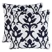 Pack of 2 Mika Home Embroidery Vintage Floral Throw Pillow Cases Cushion Covers for 18X18