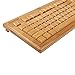 Sengu Bamboo Wooden Design Wireless Keyboard for  Laptop, Computer, Macbook ( SG-KG308)