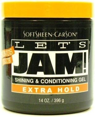 Let's JamShine & Conditioning Gel Extra-Hold 14 oz. Jar (Pack of 8)