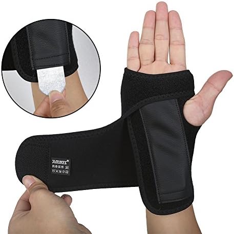 Wrist Brace AOLIKES Wrist Support Removable Splint, Adjustable Wrist Support Wrap, Prevention Wrist Injury, for Men and Women (right)