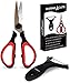 Multifunctional Heavy Duty Kitchen Scissors and Peeler - Best Kitchen Shears For Poultry, Chicken, Meat, Herbs, Vegetables and Fish. Stainless Steel Scissors Never Rust