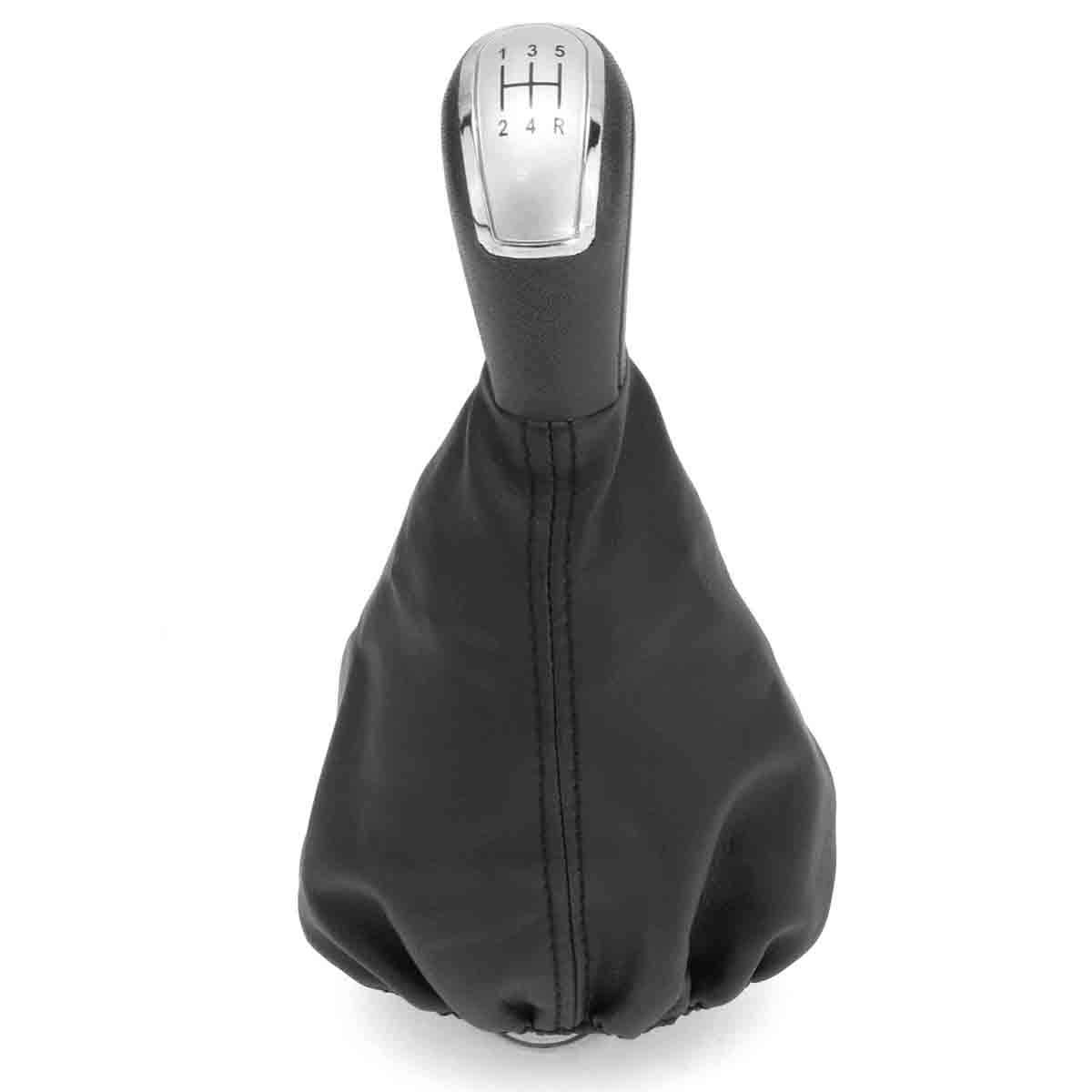 Viviance 5 Speed Gear Stick Shift Knob Gaiter Cover For Mercedes Benz C-Class W202 W208 E-Class W210 W203 S203 W245 W169 2004-2012 W168 1997-2004