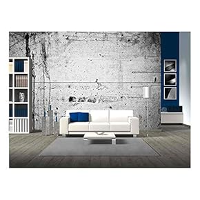Old Grunge Obsolete Wall, Background Texture Image - Removable Wall Mural | Self-Adhesive Large Wallpaper - 66x96 inches