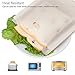 Non Stick Toaster Bags (Set of 6), Ankway Reusable Sandwiches Grilled Cheese Heat Resistant Microwave Oven Toaster Bags for Pizza Panini & Garlic Easy to Clean